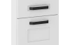 Dolná zásuvková kuchynská skrinka Luna, 40 cm, biela