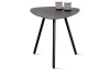 Stolík Mira, priemer 50 cm, antracitový