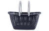 Nákupný košík 15 l, čierny, recyklovaný plast