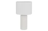 Stolná lampa Blair 36 cm, biela
