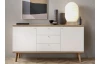 Široká komoda Primo, dub riviera/biela
