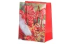 Vianočná darčeková taška (4 druhy) veľkosť XL, červená