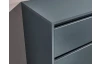 Komoda so šuplíkmi Cologne, 50 cm, antracitová