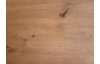 Toaletní stolík s guľatým zrkadlom Vanity, biely/dub artisan