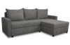 Univerzálna rohová sedacia súprava Brest, stredne šedá látka