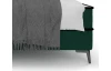 Posteľ Parana 180x200 cm, fľaškovo zelená zamatová látka