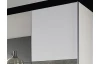 Šatníková skriňa Prenzlau, 218 cm, biela / sivý betón