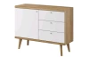 Komoda Primo, dub riviera/biela