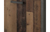 Skrinka/botník Cliff, vintage optika dreva