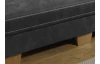 Sedacia súprava Stick, tvar U, tmavo šedá látka, bez funkcí