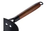 Wok panvica Odin 24 cm, železo, čierna