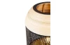 Stojacia  lampa Kari, kov/bambus