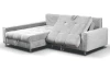 Rohová sedacia súprava Kevin,  svetlo šedá látka, ľavý roh