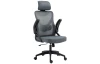 Kancelárske kreslo Silvie, šedá látka