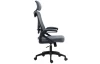 Kancelárske kreslo Silvie, šedá látka