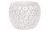 Obal na kvetináč Kvetinkový 11 cm, biely betón