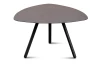 Stolík Mira, priemer 60 cm, antracitový