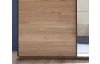 Šatníková skriňa so zrkadlom Bravo, 270 cm, dub mauvella