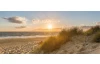 Panoramatický obraz na plátne Večer pri mori, 140x60 cm