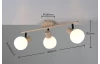 Stropné/nástenné osvetlenie Boba, béžová, 3 svietidlá