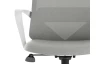 Kancelárska stolička s podpierkami rúk Makarea, svetlo šedá
