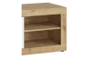 TV skrinka Brilon, 150 cm, dub artisan/biela
