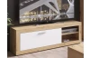 TV skrinka Brilon, 150 cm, dub artisan/biela