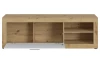 TV skrinka Brilon, 150 cm, dub artisan/biela