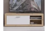 TV skrinka Brilon, 150 cm, dub artisan/biela