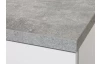 Široká TV skrinka Viva, beton/biely lesk