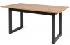 Rozkladací jedálenský stôl Denver 160x90 cm, dub artisan/antracit