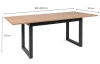 Rozkladací jedálenský stôl Denver 160x90 cm, dub artisan/antracit