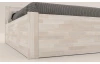 Posteľ s úložným priestorom Fava Box 180x200 cm, bielený buk