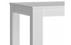 Rozkladací jedálenský stôl Lyon 160x90 cm, biely