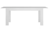 Rozkladací jedálenský stôl Lyon 160x90 cm, biely