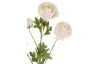 Umelá kvetina Pivonka 70 cm, krémová