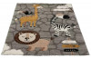 Detský koberec Diamond Kids 120x170 cm, motív zoo