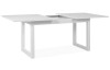 Rozkladací jedálenský stôl Denver 160x90 cm, biely