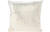 Dekoračný vankúš Cushion 45x45 cm, krémový lesklý