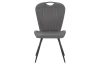 Jedálenská stolička Nottingham, šedá vintage optika kože