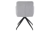 Jedálenská stolička Francis, svetlo šedá štruktúrovaná látka