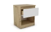 Skrinka/nočný stolík Carlos 40 cm, dub artisan/biela