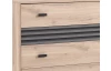 Komoda so šuplíkmi Almo, 135 cm, dub estana/antracit