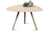 Stolík Mira, priemer 60 cm, béžový