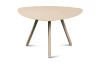 Stolík Mira, priemer 60 cm, béžový