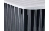 Úložný box s vekom 30x16 cm, čierny, recyklovatelný  plast