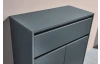 Komoda so šuplíkom Cologne, 80 cm, antracitová