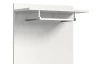 Nástenný šatníkový panel Prego, 55 cm, biely