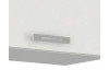 Horná kuchynská skrinka Latte 60OK-40, biely lesk, šírka 60 cm