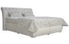 Posteľ boxspring Agnes 180x200 cm, krémová látka